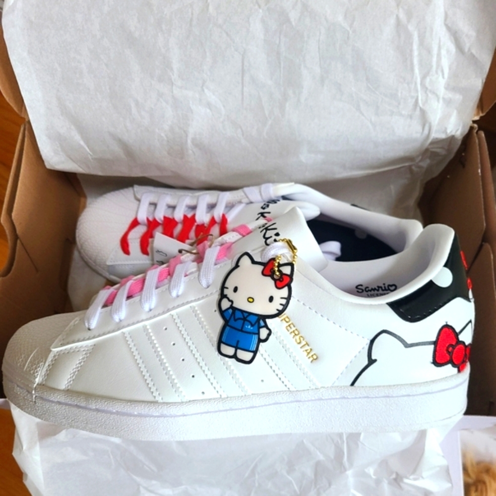 Hello Kitty Adidas Superstar Sneakers ❤ - Picture 3 of 14